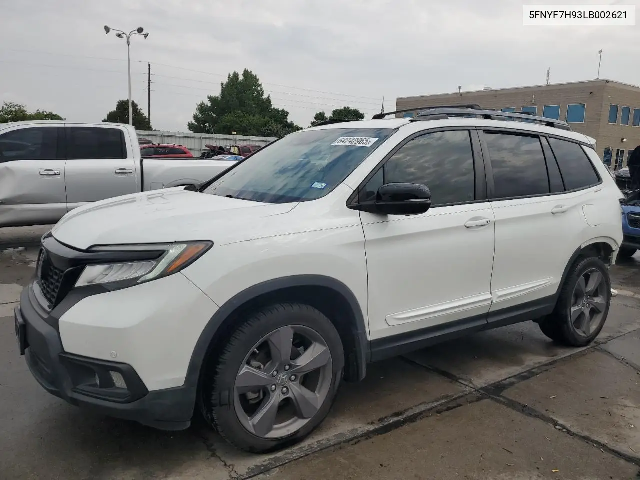 2020 Honda Passport Touring VIN: 5FNYF7H93LB002621 Lot: 64242965