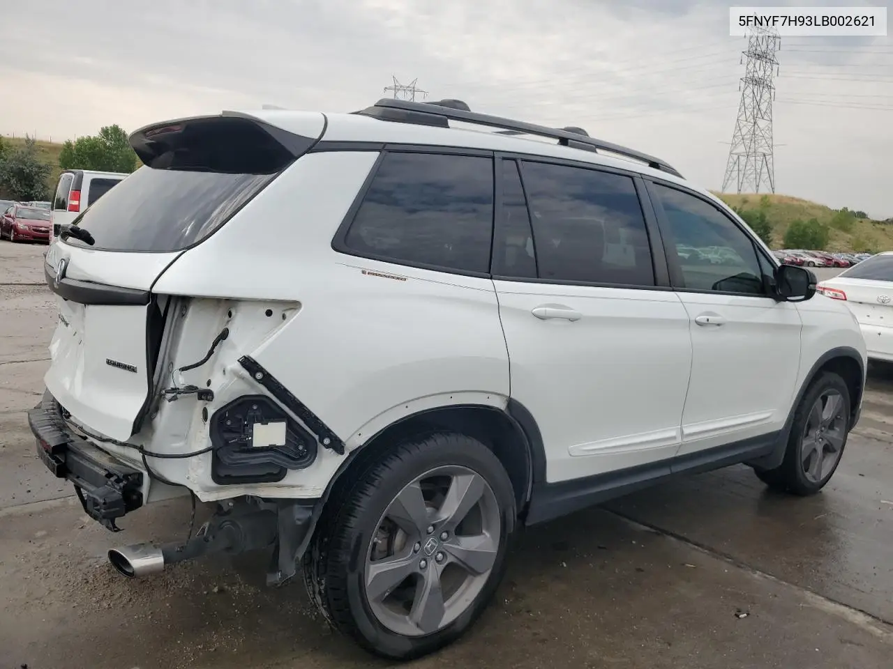 2020 Honda Passport Touring VIN: 5FNYF7H93LB002621 Lot: 64242965