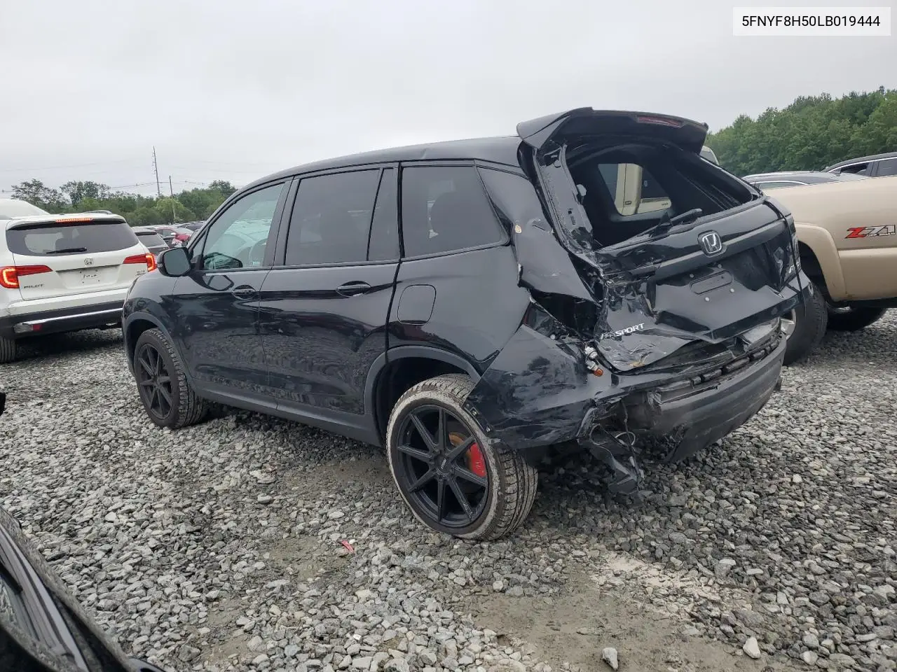 2020 Honda Passport Exl VIN: 5FNYF8H50LB019444 Lot: 64470115