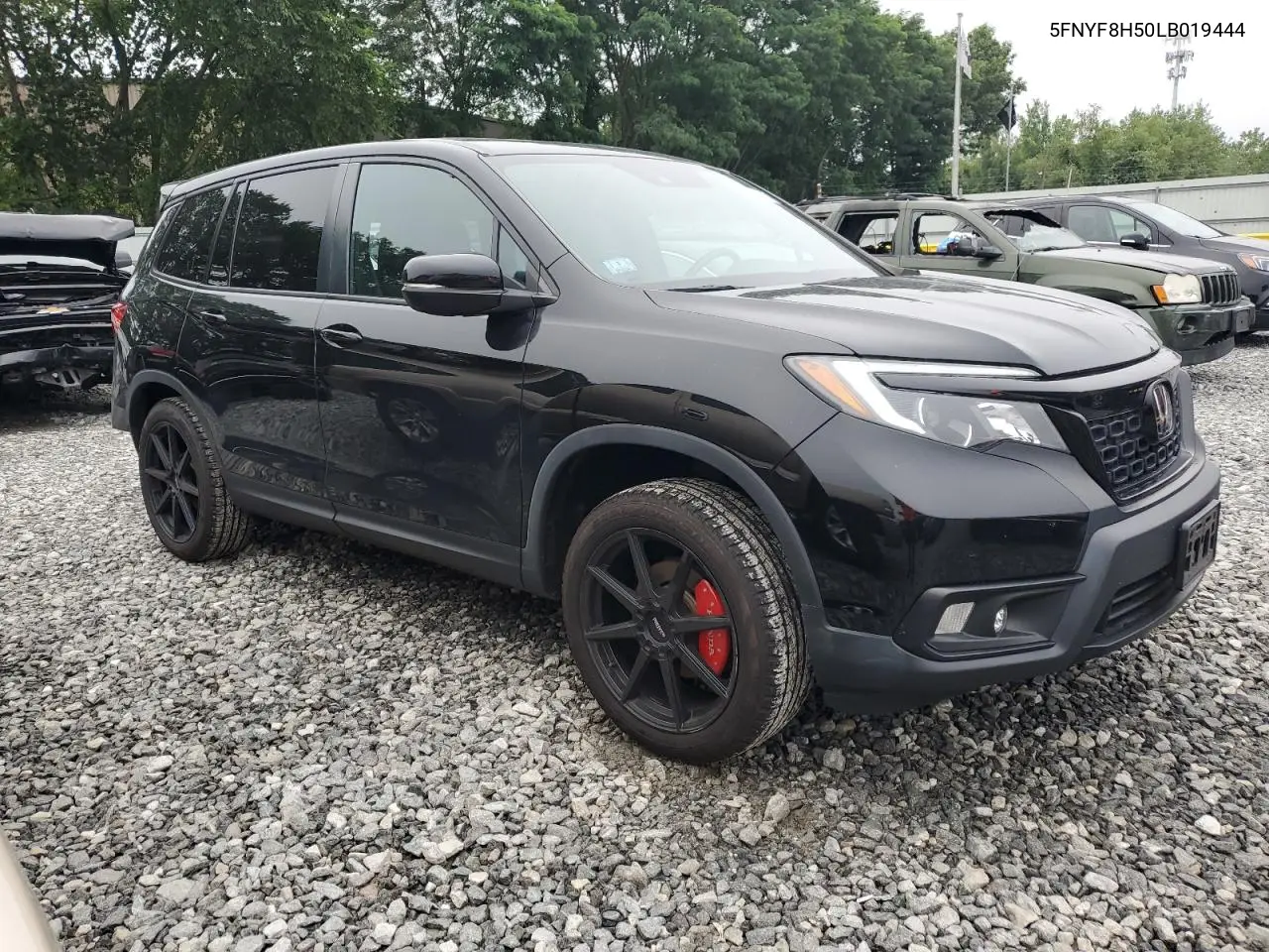 2020 Honda Passport Exl VIN: 5FNYF8H50LB019444 Lot: 64470115
