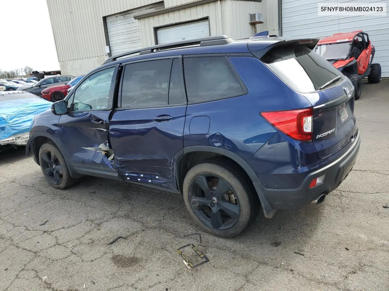 2021 Honda Passport Elite VIN: 5FNYF8H08MB024123 Lot: 48194105