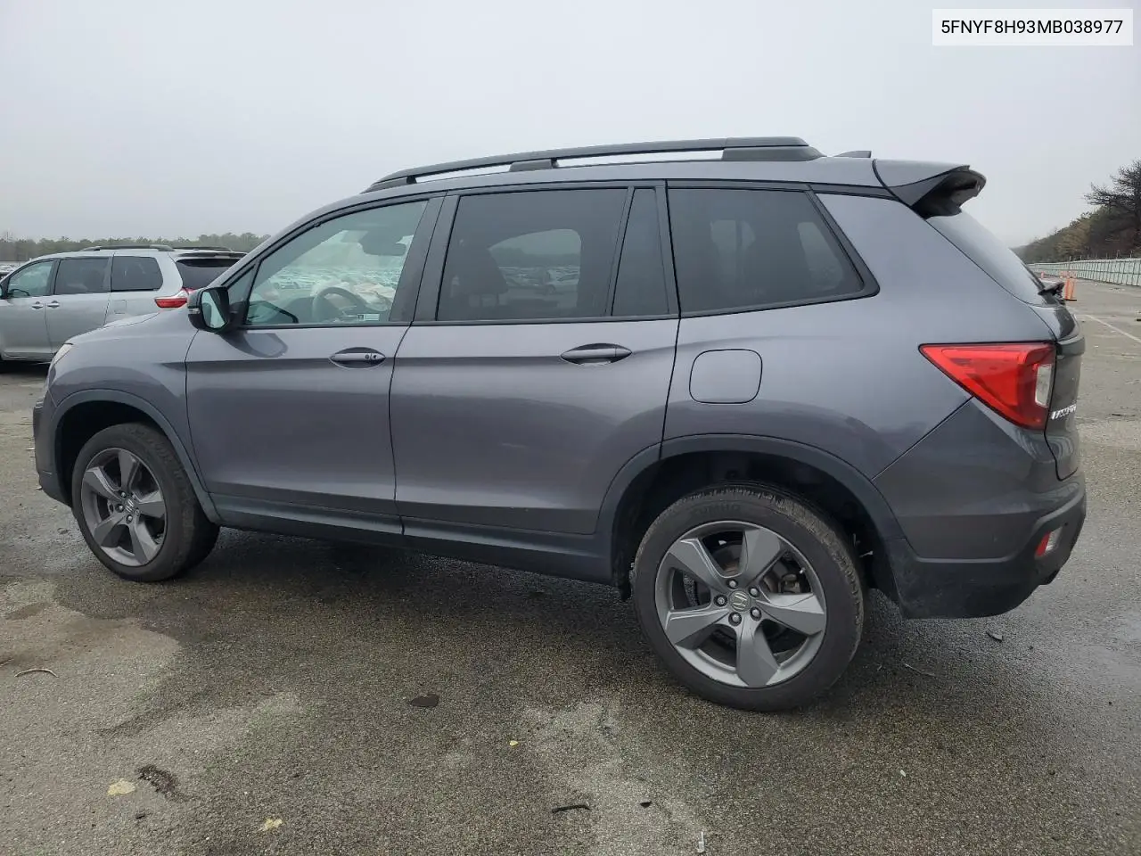 2021 Honda Passport Touring VIN: 5FNYF8H93MB038977 Lot: 51540305