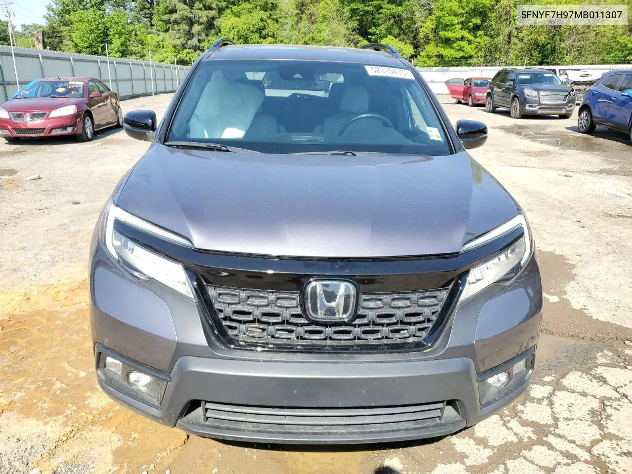 2021 Honda Passport Touring VIN: 5FNYF7H97MB011307 Lot: 52310415