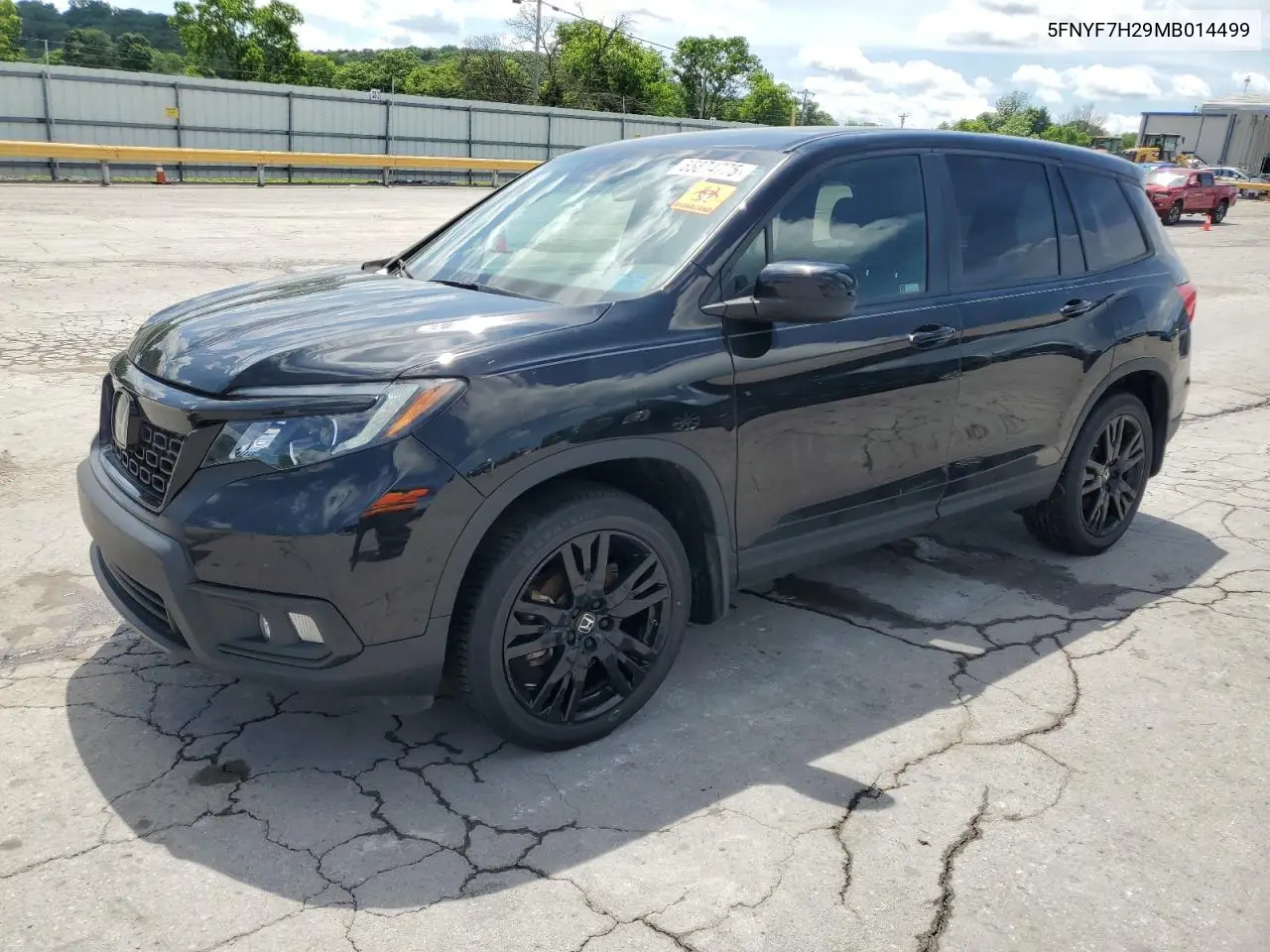 2021 Honda Passport Sport VIN: 5FNYF7H29MB014499 Lot: 55874775