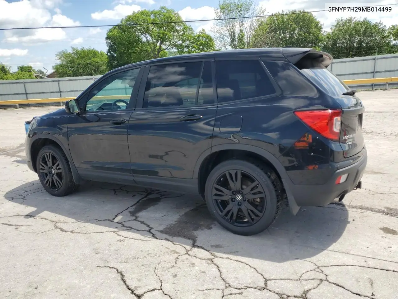 2021 Honda Passport Sport VIN: 5FNYF7H29MB014499 Lot: 55874775