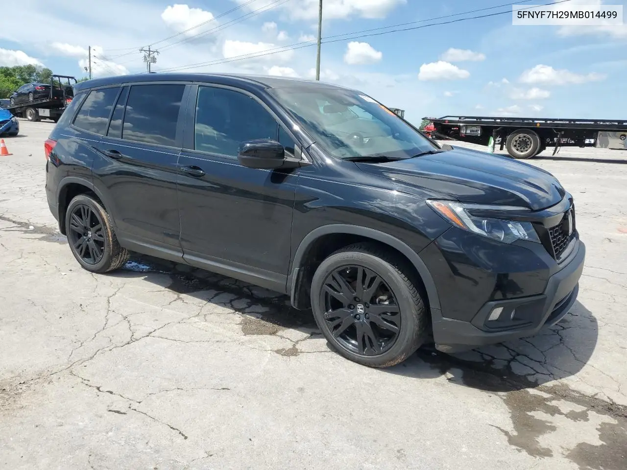 2021 Honda Passport Sport VIN: 5FNYF7H29MB014499 Lot: 55874775