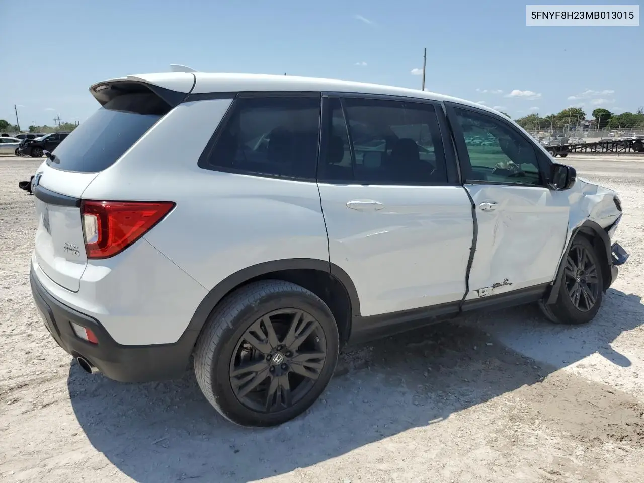2021 Honda Passport Sport VIN: 5FNYF8H23MB013015 Lot: 55984385