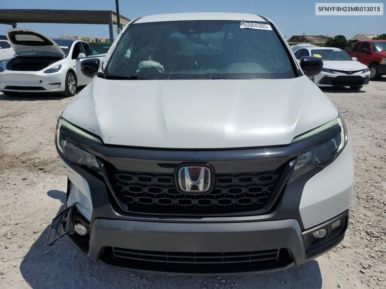 2021 Honda Passport Sport VIN: 5FNYF8H23MB013015 Lot: 55984385