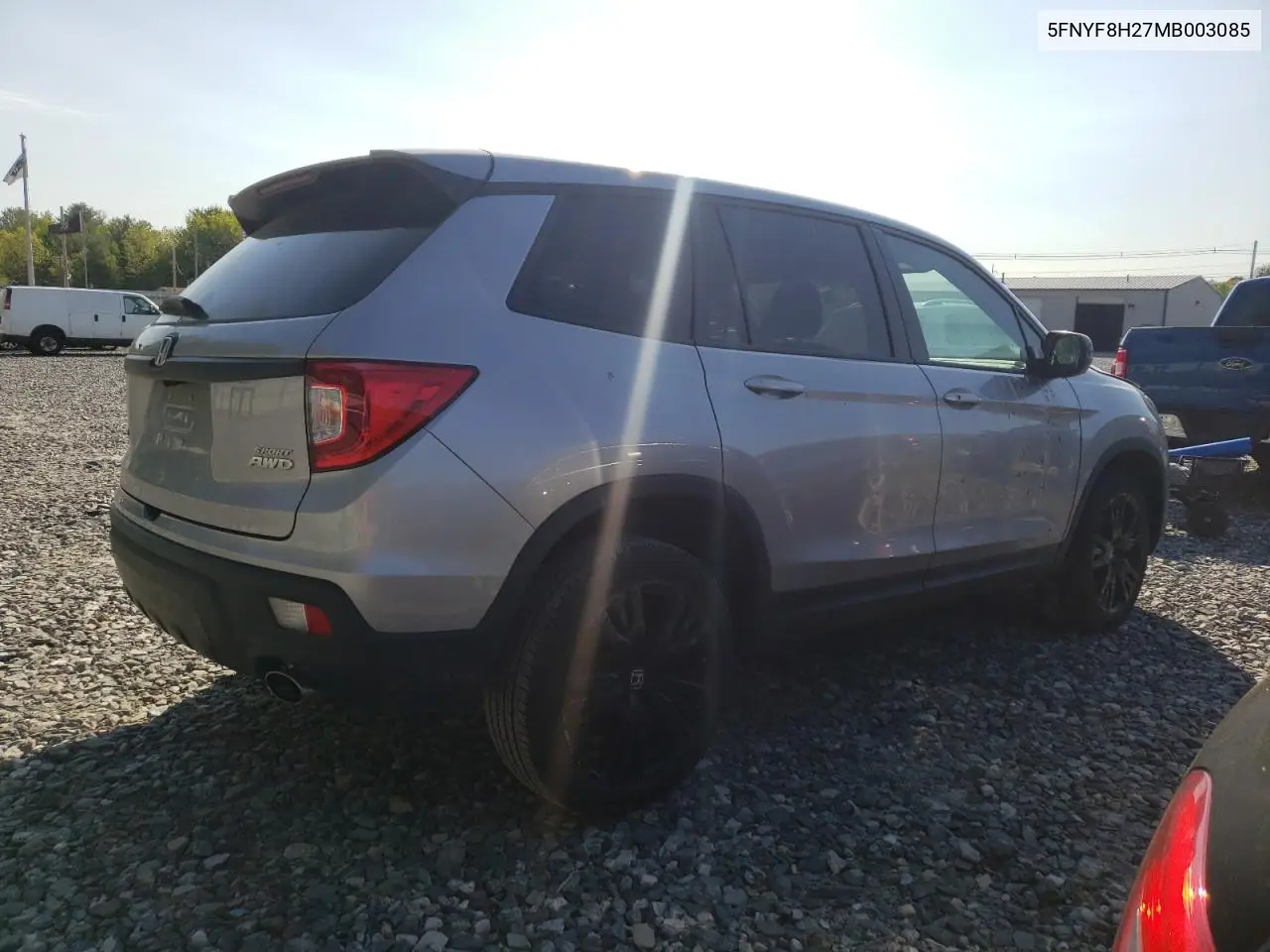2021 Honda Passport Sport VIN: 5FNYF8H27MB003085 Lot: 56134215
