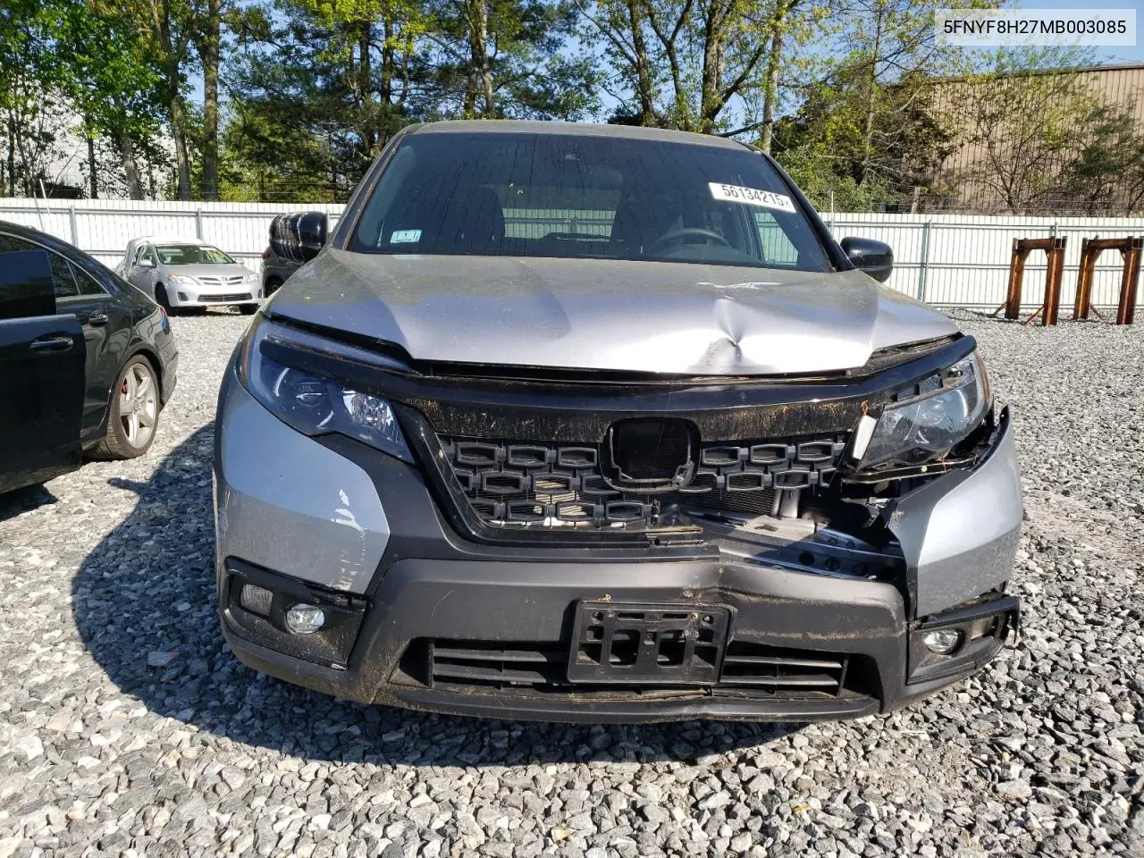 2021 Honda Passport Sport VIN: 5FNYF8H27MB003085 Lot: 56134215