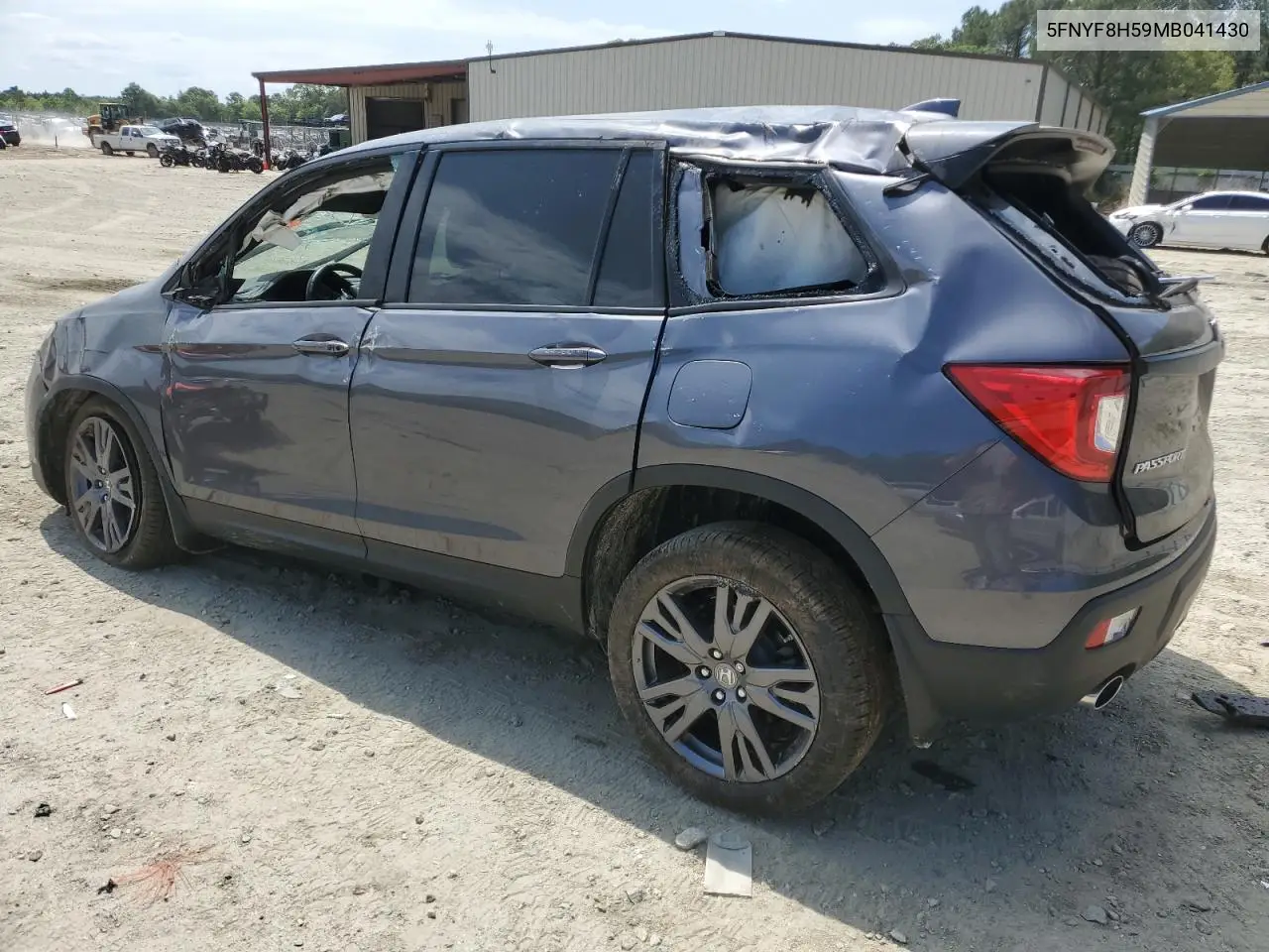 2021 Honda Passport Exl VIN: 5FNYF8H59MB041430 Lot: 56387105