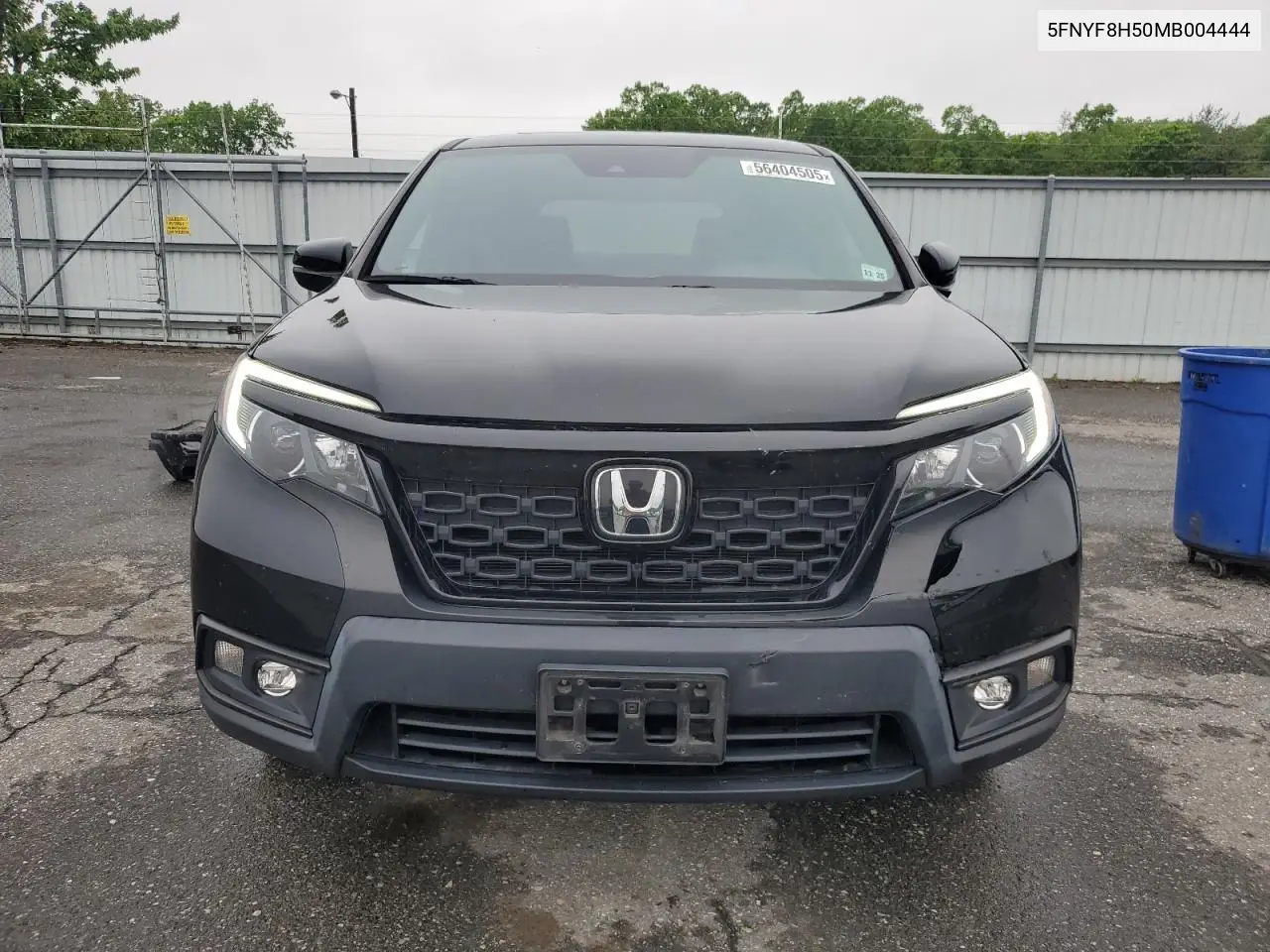 2021 Honda Passport Exl VIN: 5FNYF8H50MB004444 Lot: 56404505