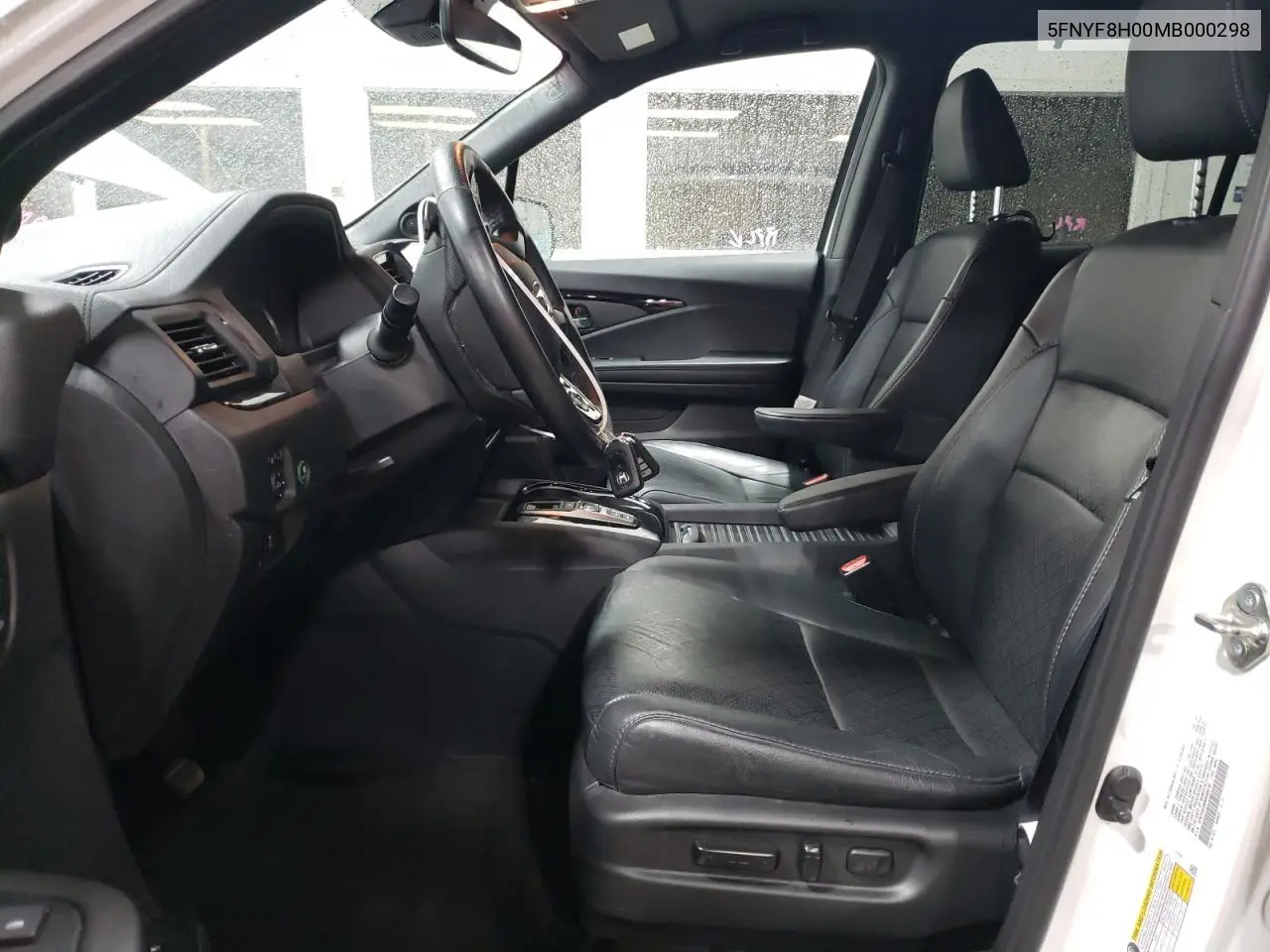 2021 Honda Passport Elite VIN: 5FNYF8H00MB000298 Lot: 59617995