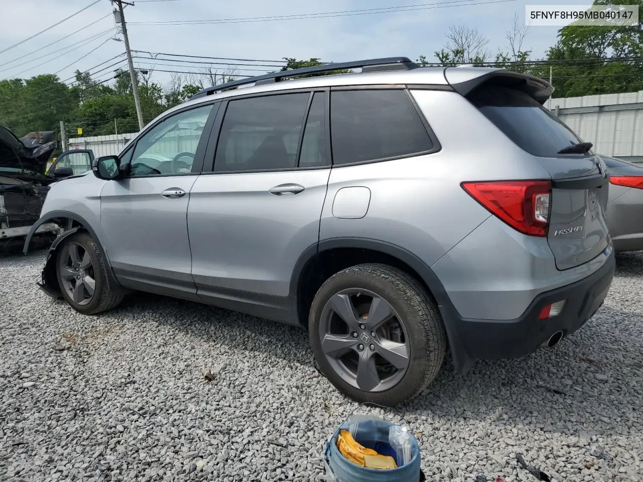 2021 Honda Passport Touring VIN: 5FNYF8H95MB040147 Lot: 59796975