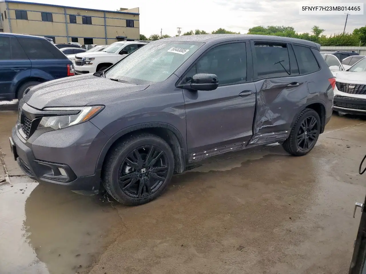 2021 Honda Passport Sport VIN: 5FNYF7H23MB014465 Lot: 60483005