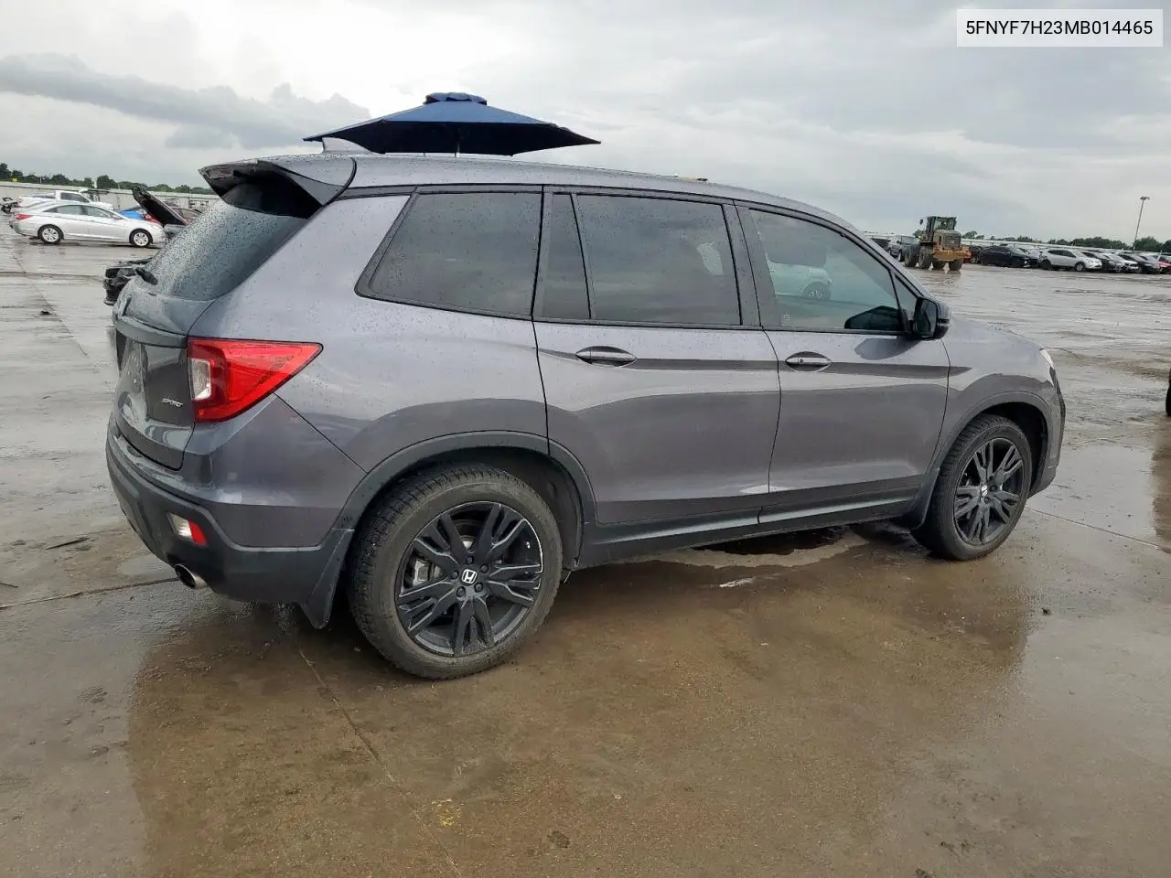 2021 Honda Passport Sport VIN: 5FNYF7H23MB014465 Lot: 60483005