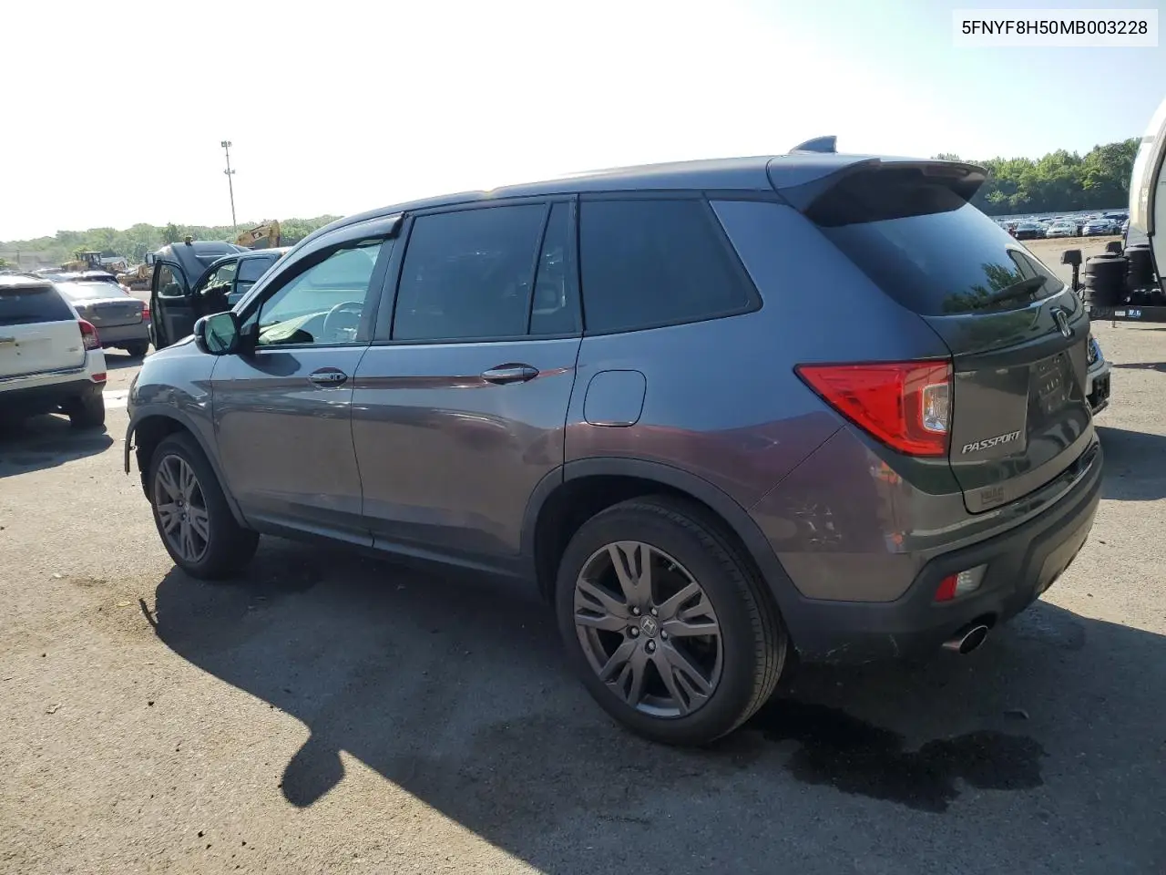 2021 Honda Passport Exl VIN: 5FNYF8H50MB003228 Lot: 60968295