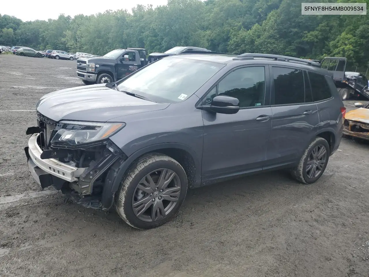 2021 Honda Passport Exl VIN: 5FNYF8H54MB009534 Lot: 61250985