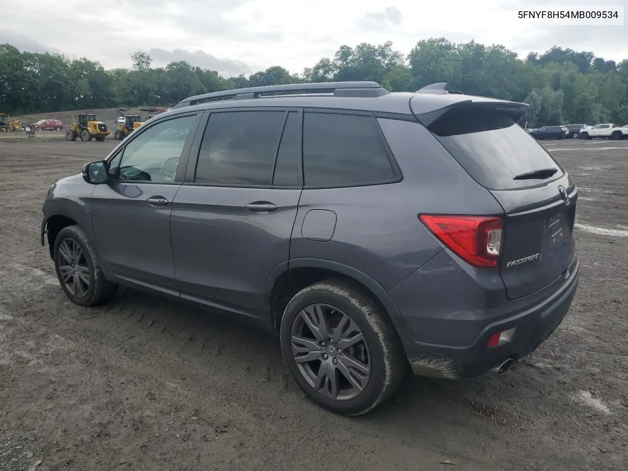 2021 Honda Passport Exl VIN: 5FNYF8H54MB009534 Lot: 61250985