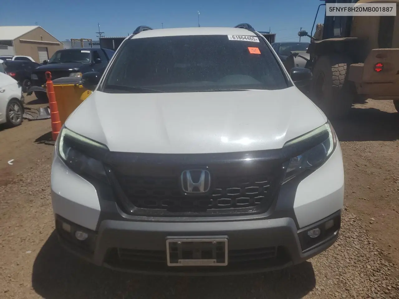 2021 Honda Passport Sport VIN: 5FNYF8H20MB001887 Lot: 61864465