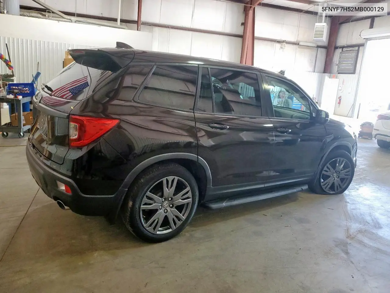 2021 Honda Passport Exl VIN: 5FNYF7H52MB000129 Lot: 63862435