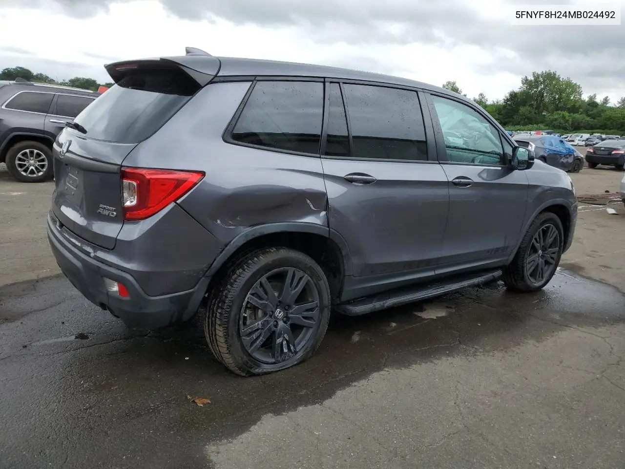 2021 Honda Passport Sport VIN: 5FNYF8H24MB024492 Lot: 64492975