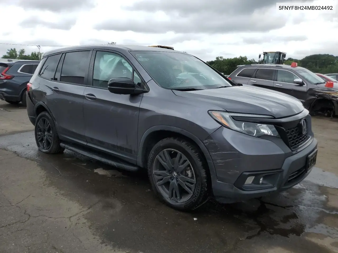 2021 Honda Passport Sport VIN: 5FNYF8H24MB024492 Lot: 64492975