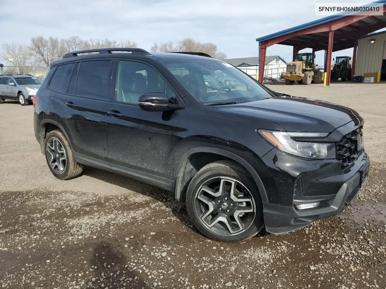 2022 Honda Passport Elite VIN: 5FNYF8H06NB030410 Lot: 47315405
