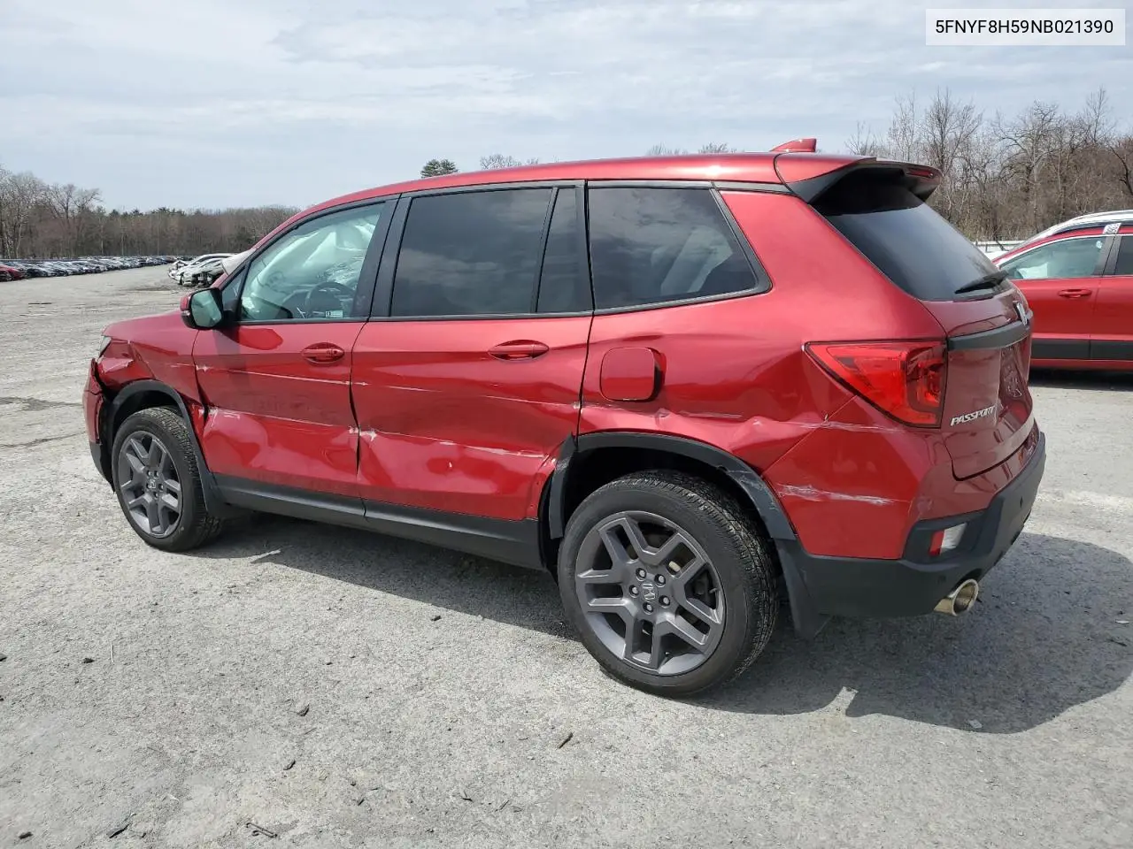 2022 Honda Passport Exl VIN: 5FNYF8H59NB021390 Lot: 53205735