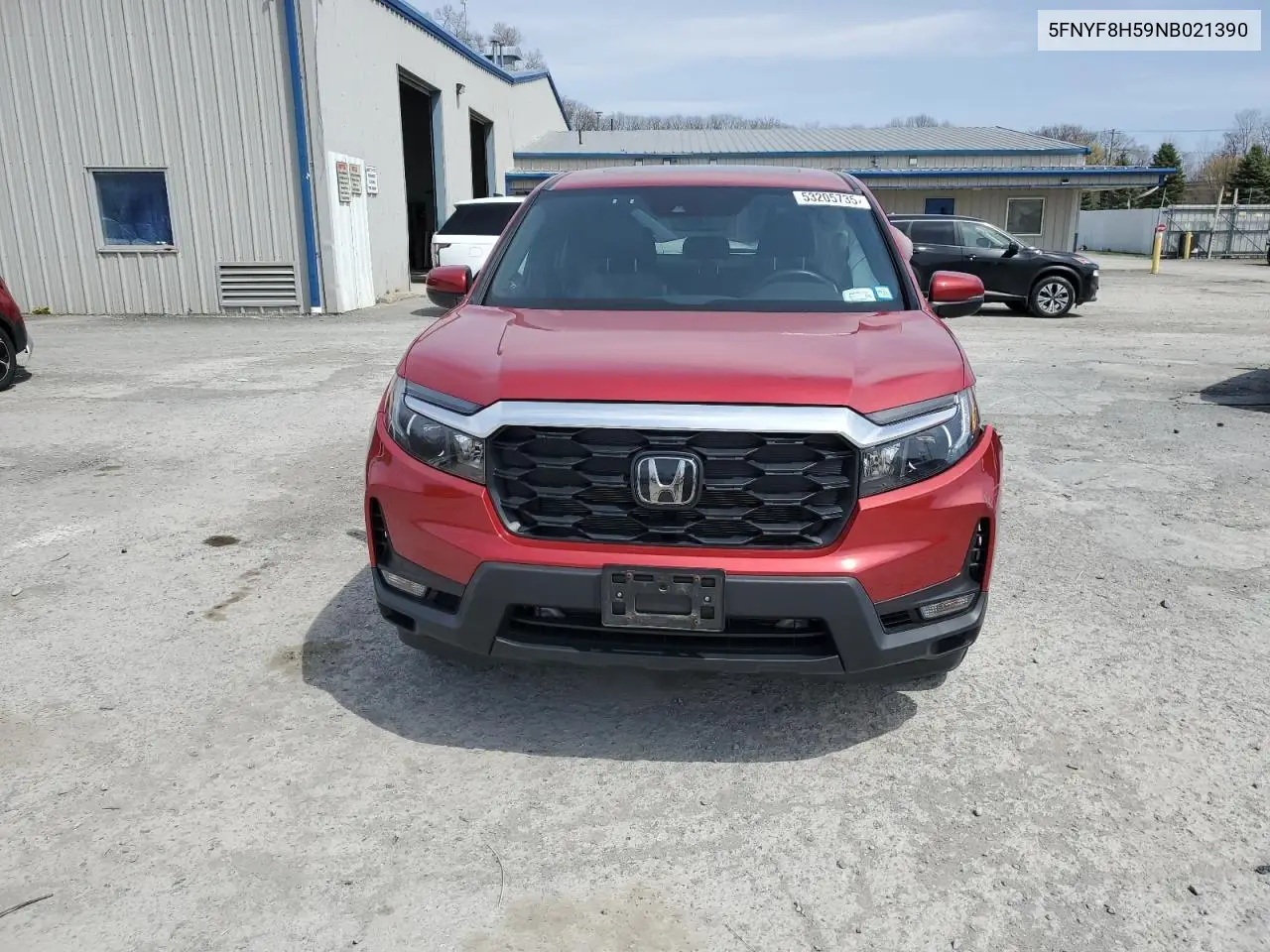 2022 Honda Passport Exl VIN: 5FNYF8H59NB021390 Lot: 53205735