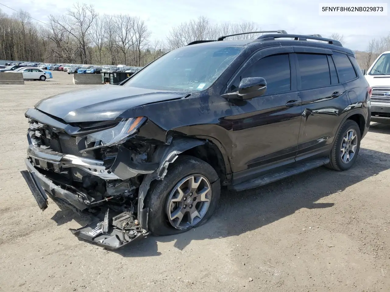 2022 Honda Passport Trail Sport VIN: 5FNYF8H62NB029873 Lot: 53582655