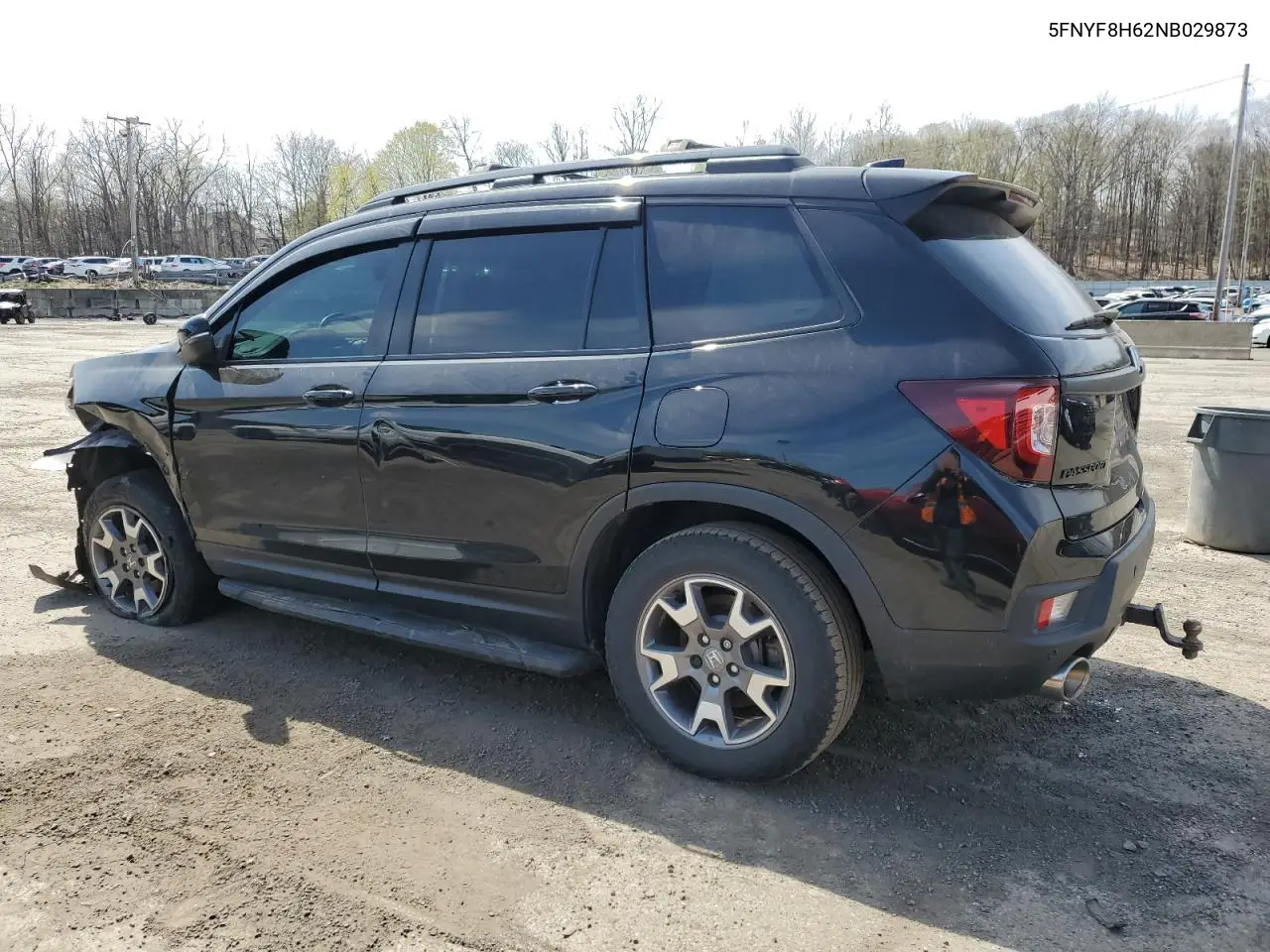 2022 Honda Passport Trail Sport VIN: 5FNYF8H62NB029873 Lot: 53582655