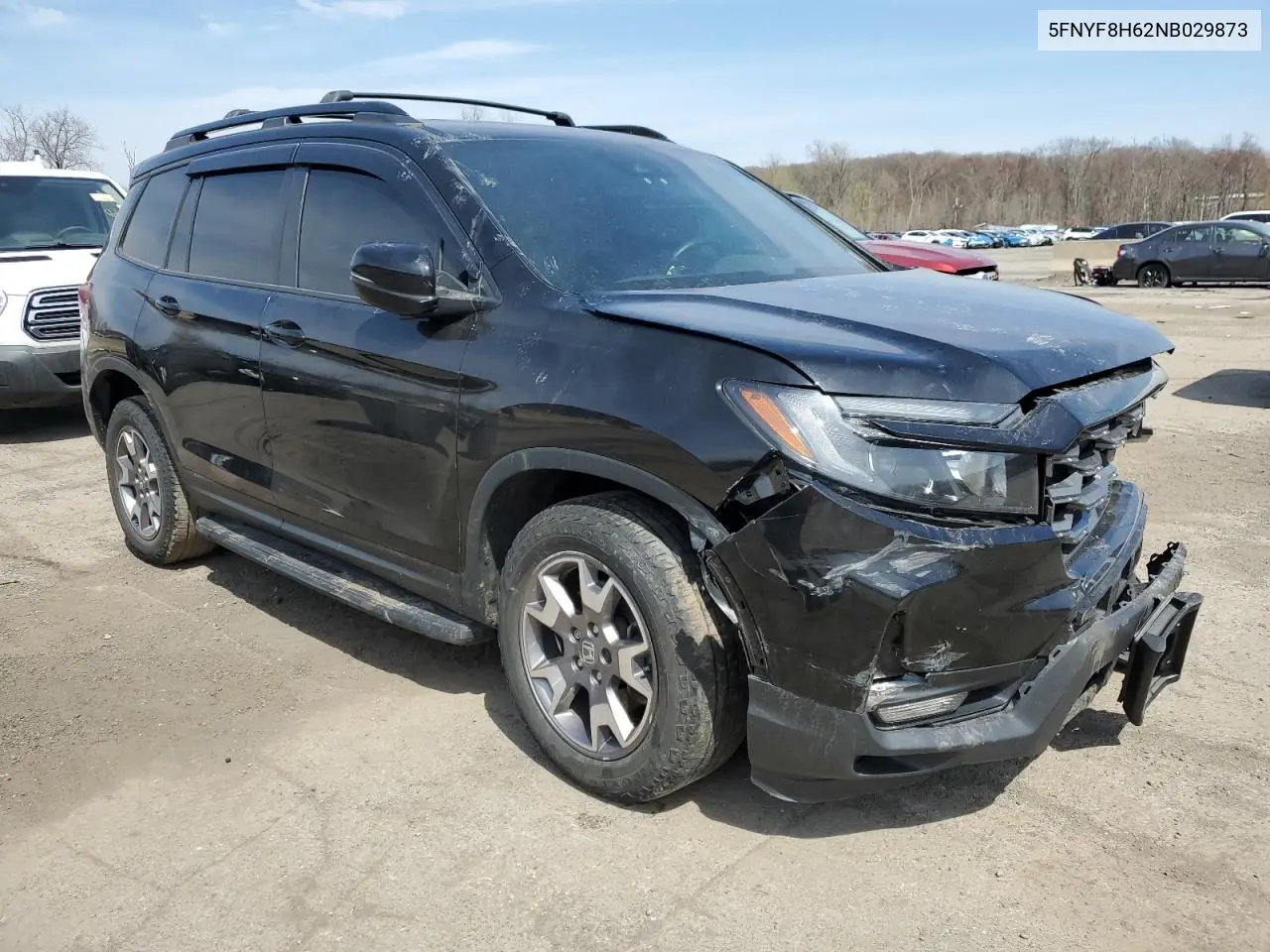 2022 Honda Passport Trail Sport VIN: 5FNYF8H62NB029873 Lot: 53582655