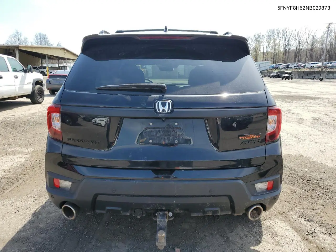 2022 Honda Passport Trail Sport VIN: 5FNYF8H62NB029873 Lot: 53582655