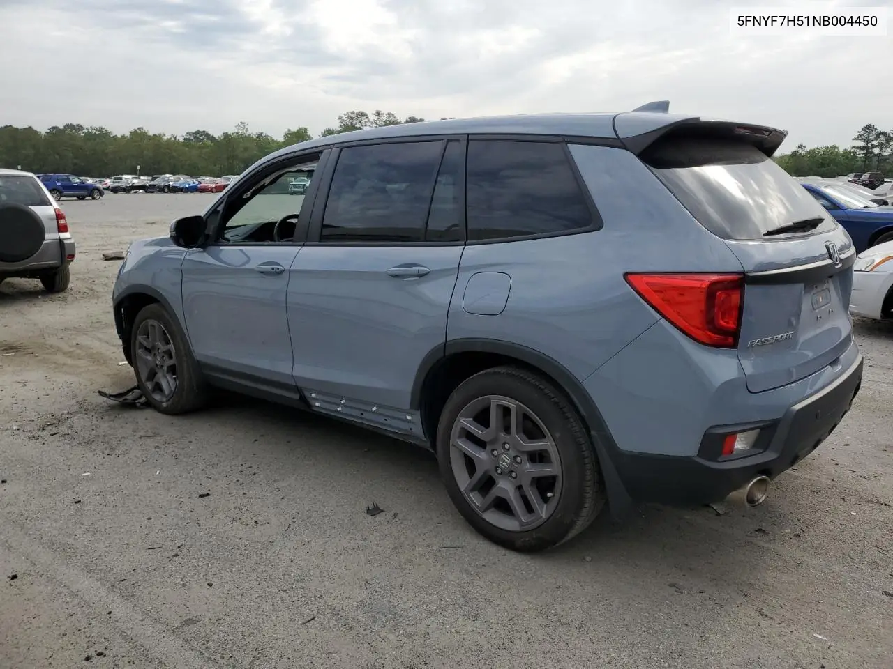 2022 Honda Passport Exl VIN: 5FNYF7H51NB004450 Lot: 54874325