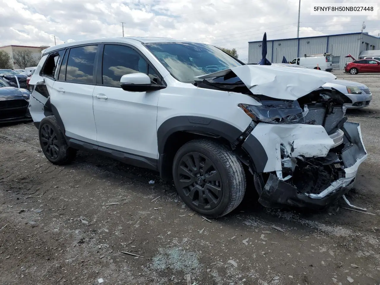 2022 Honda Passport Exl VIN: 5FNYF8H50NB027448 Lot: 56055505