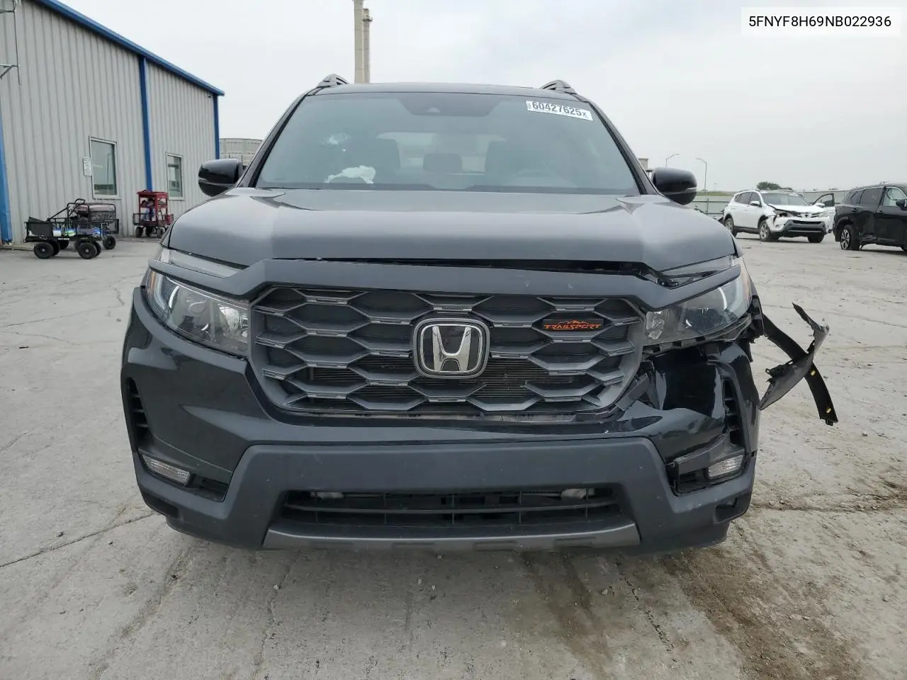 2022 Honda Passport Trail Sport VIN: 5FNYF8H69NB022936 Lot: 60427625