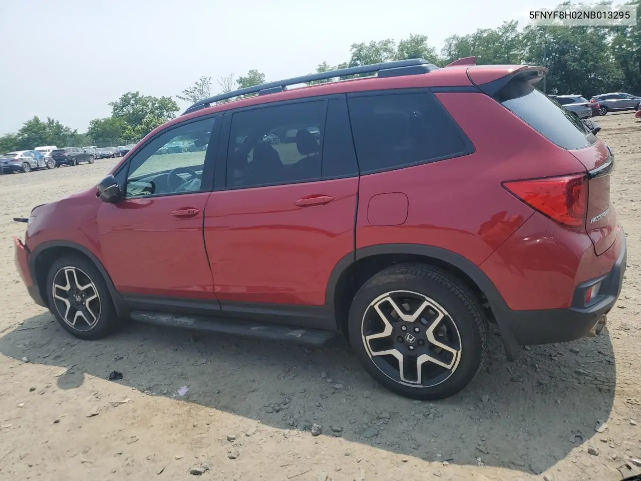 2022 Honda Passport Elite VIN: 5FNYF8H02NB013295 Lot: 60606335