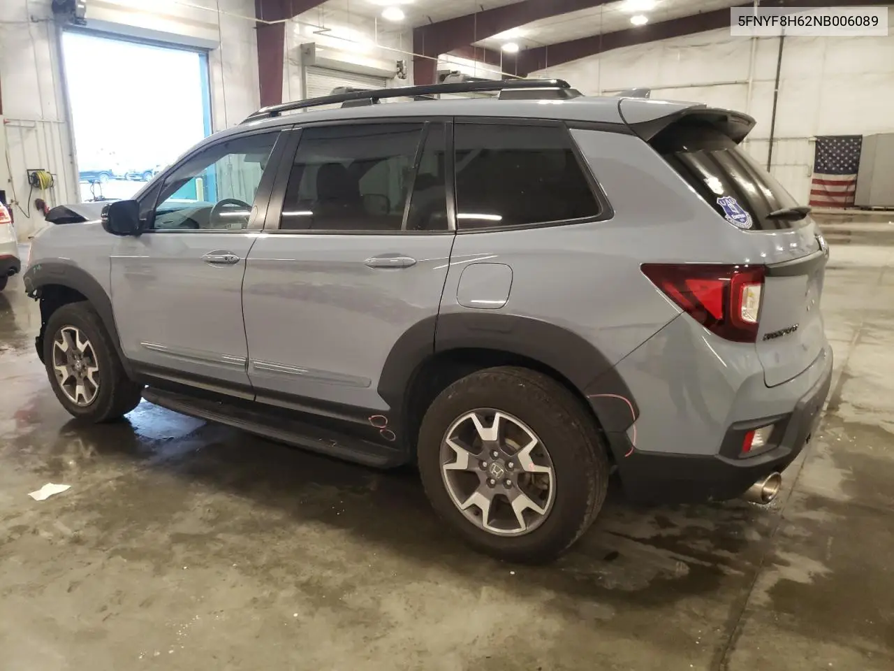 2022 Honda Passport Trail Sport VIN: 5FNYF8H62NB006089 Lot: 60687835