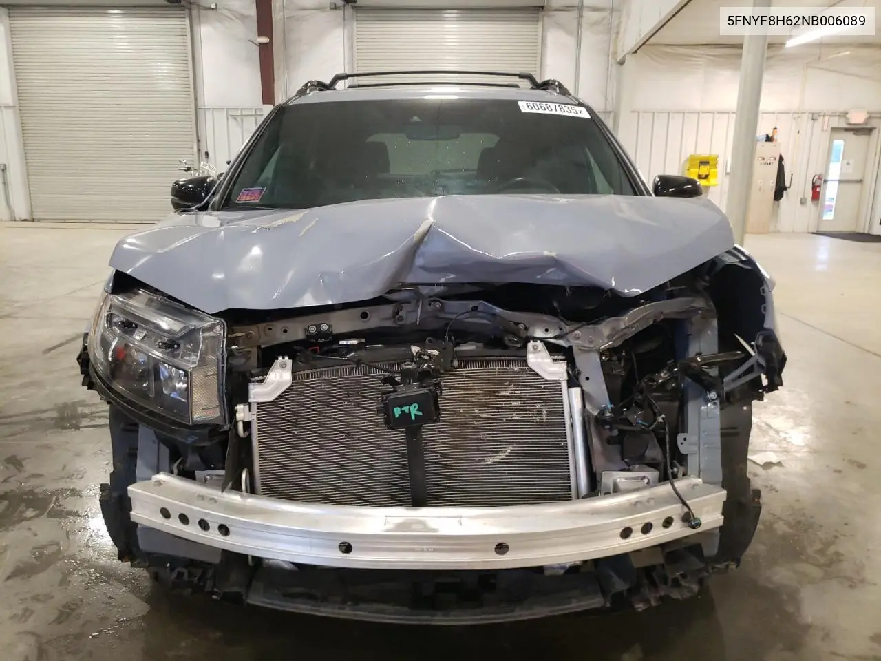 2022 Honda Passport Trail Sport VIN: 5FNYF8H62NB006089 Lot: 60687835