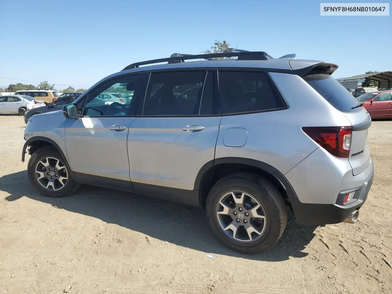2022 Honda Passport Trail Sport VIN: 5FNYF8H68NB010647 Lot: 61603955