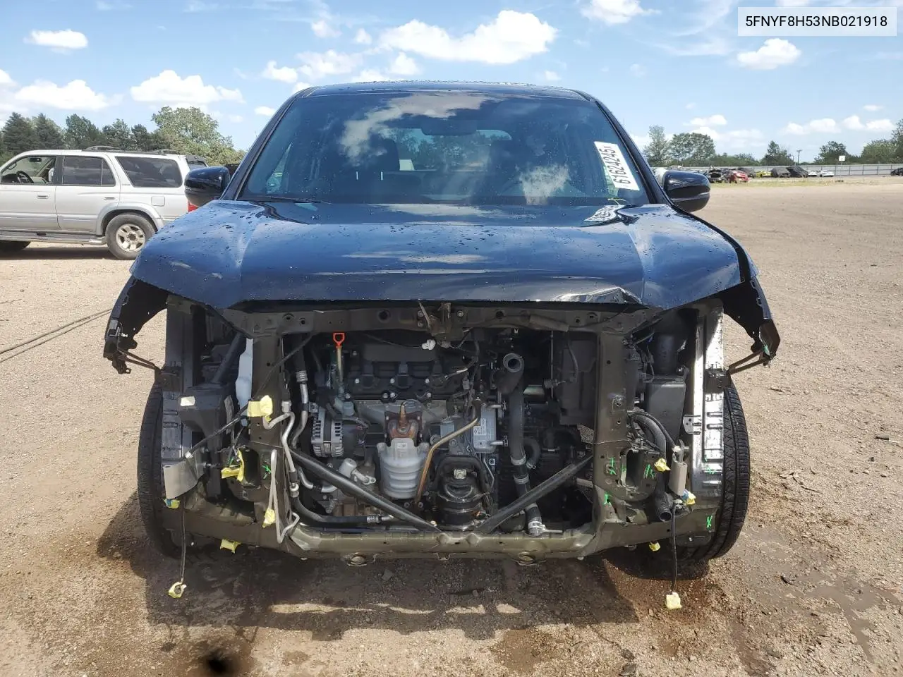 2022 Honda Passport Exl VIN: 5FNYF8H53NB021918 Lot: 61624245