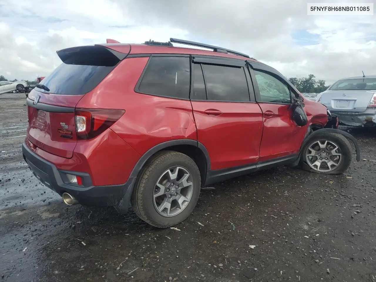 2022 Honda Passport Trail Sport VIN: 5FNYF8H68NB011085 Lot: 63617865