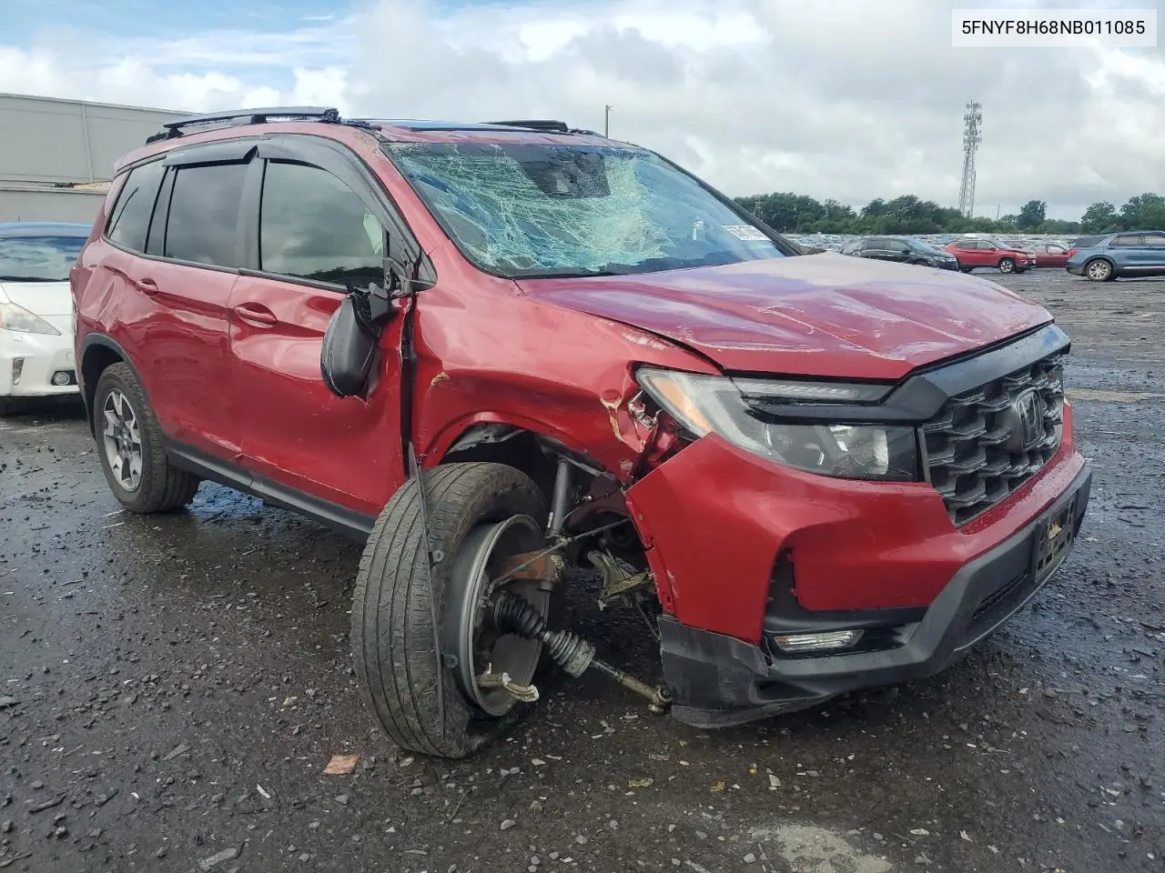 2022 Honda Passport Trail Sport VIN: 5FNYF8H68NB011085 Lot: 63617865