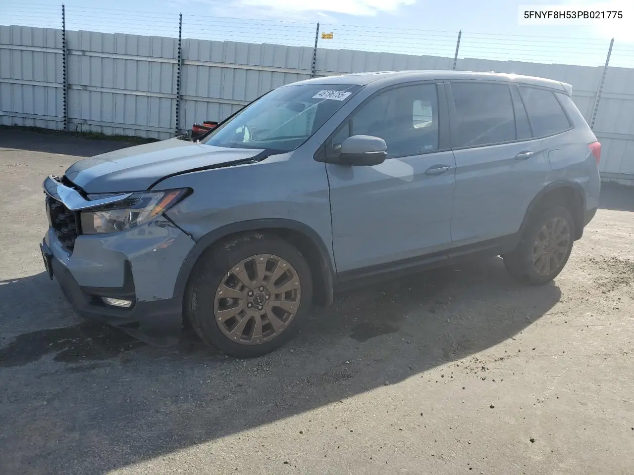 2023 Honda Passport Exl VIN: 5FNYF8H53PB021775 Lot: 46196755