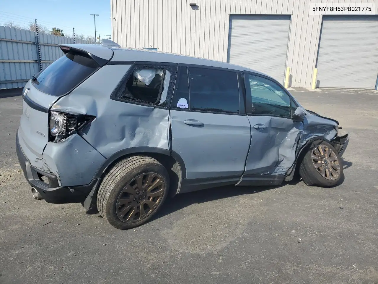 2023 Honda Passport Exl VIN: 5FNYF8H53PB021775 Lot: 46196755