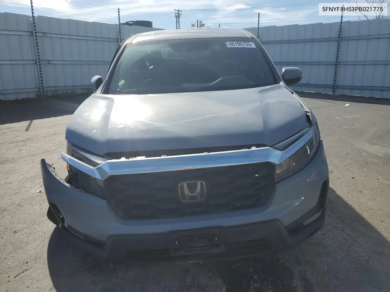 2023 Honda Passport Exl VIN: 5FNYF8H53PB021775 Lot: 46196755