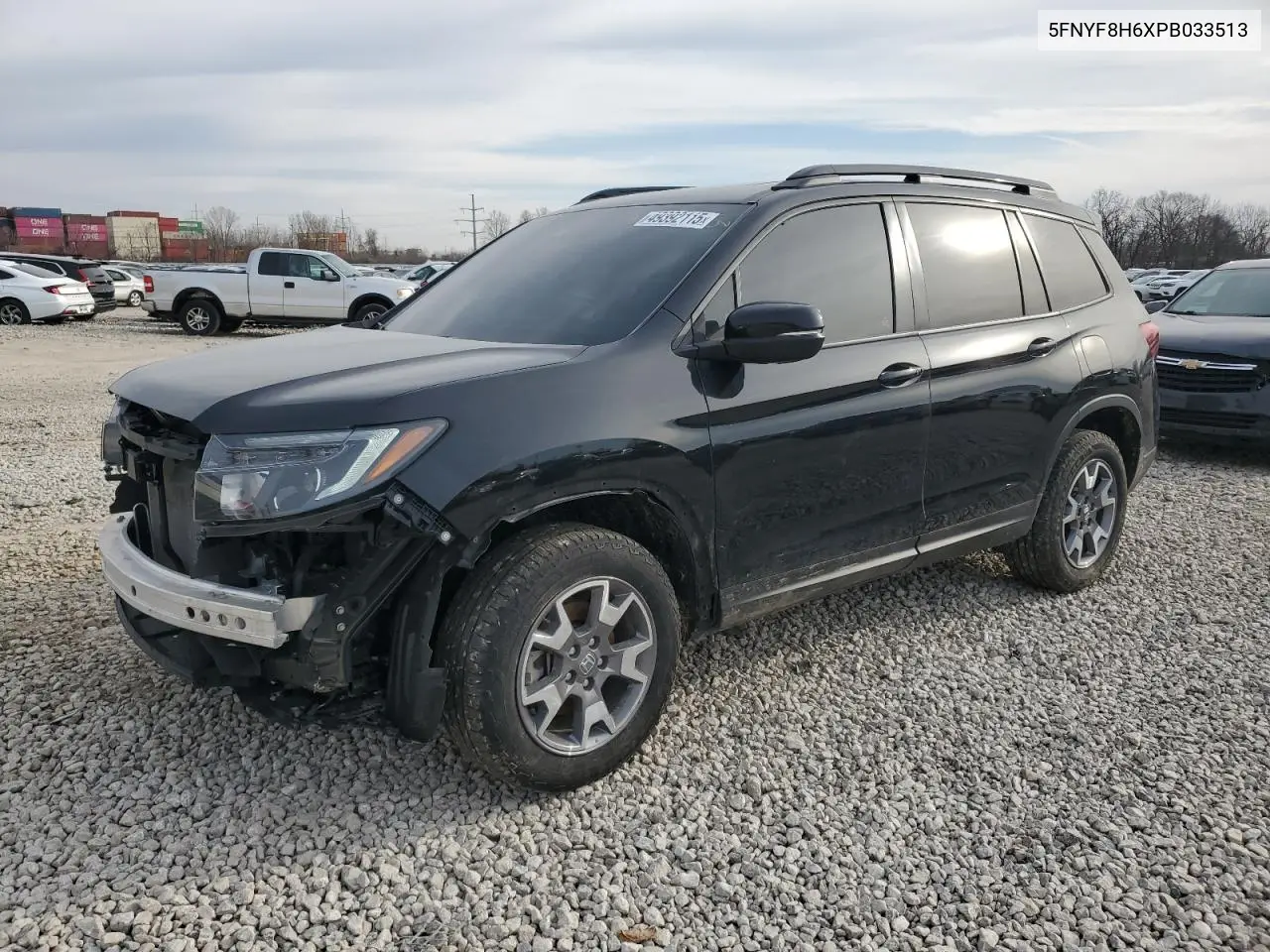 2023 Honda Passport Trail Sport VIN: 5FNYF8H6XPB033513 Lot: 49392115