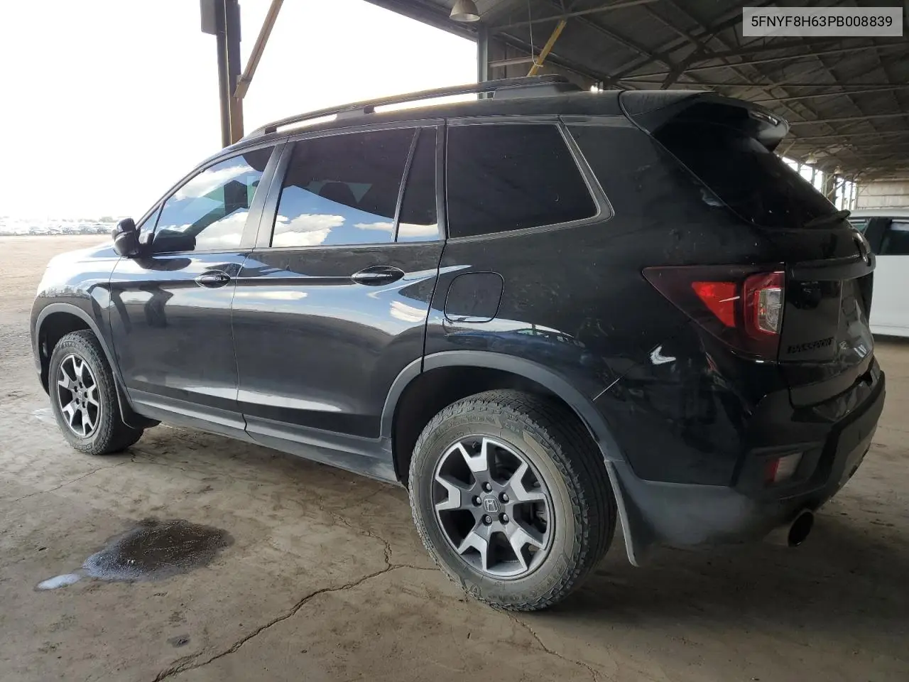 2023 Honda Passport Trail Sport VIN: 5FNYF8H63PB008839 Lot: 54027135