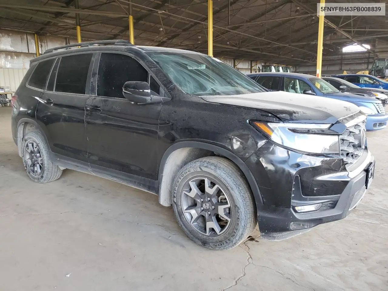 2023 Honda Passport Trail Sport VIN: 5FNYF8H63PB008839 Lot: 54027135